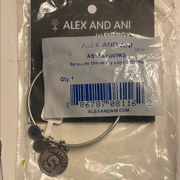 Alex and Ani Silver Syracuse Charm Bracelet - Picture 2 of 4